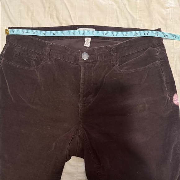 🤎 Madison Women’s Brown Corduroy Pants Size 8 Stretch Mid Rise Classic Fit - Picture 6 of 6